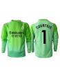 Real Madrid Thibaut Courtois #1 Torwart Auswärtstrikot 2025-26 Langarm